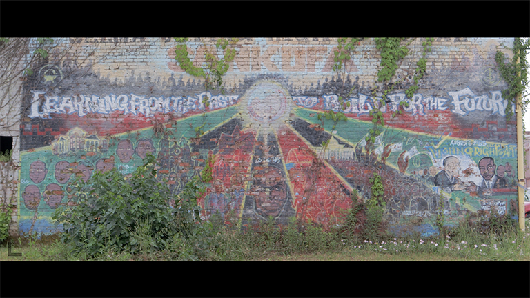 Historic mural in Selma, Alabama